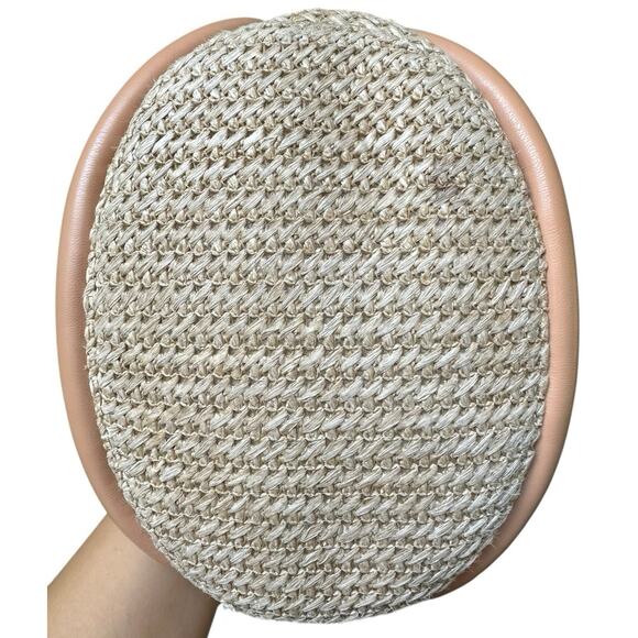 Ganni Small Knot Raffia Bucket Bag - Picture 7 of 13